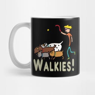 Dog Walking Walkies Mug